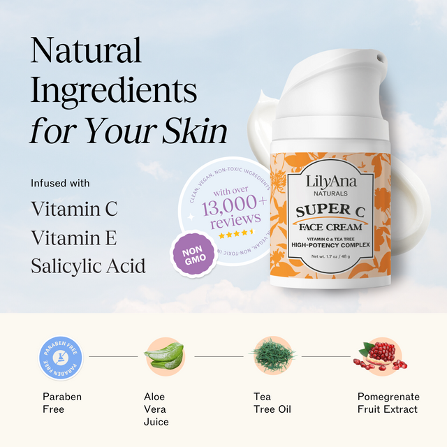 Super C Face Cream Moisturizer – LilyAna Naturals Super C Face Cream Moisturizer – LilyAna Naturals